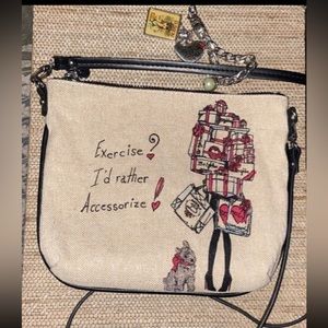 Shoulder Purse / Brighton Charm Bracelet
